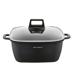 Garnek aluminiowy Florina Chef kwadratowy 24 x 24 x 10,9 cm 4,6 l