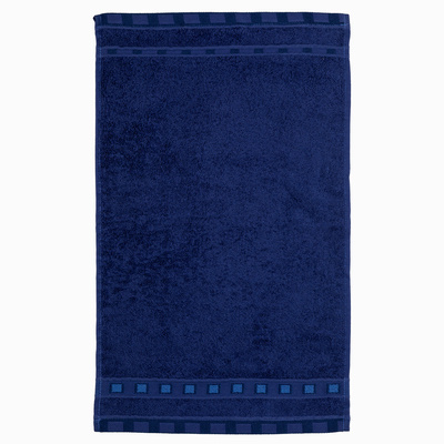 Ręcznik bawełniany Miss Lucy Michael Basic 30x50 cm granatowy