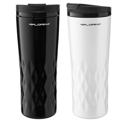 Kubek termiczny Florina Graves B&W nierdzewny 400 ml mix