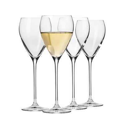 Komplet kieliszków do białego wina Krosno Perla 280 ml 4 sztuki 