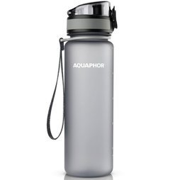Butelka filtrująca Aquaphor City 500 ml szara