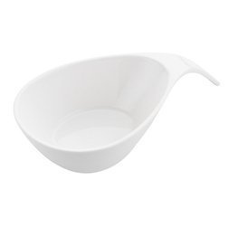 Salaterka porcelanowa z uchwytem Durable Florina Alta 24 x 12 cm