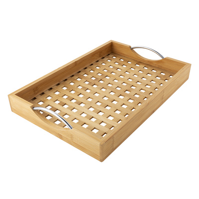 Taca tacka bambusowa do serwowania Florina Bambou prostokątna 43x29x5 cm