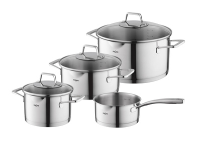 Komplet garnków nierdzewnych Florina Lumio, 7 elementów