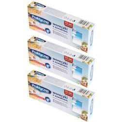 3x Woreczki z suwakiem praktyczna 2,5l 15 szt