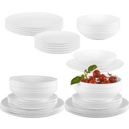 Komplet zestaw serwis obiadowy Coconut 36 elementów 12 osób