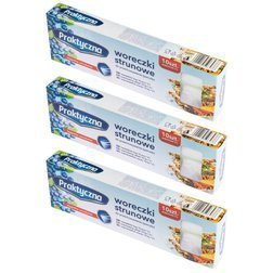 3x Woreczki strunowe praktyczna 3l 10 szt