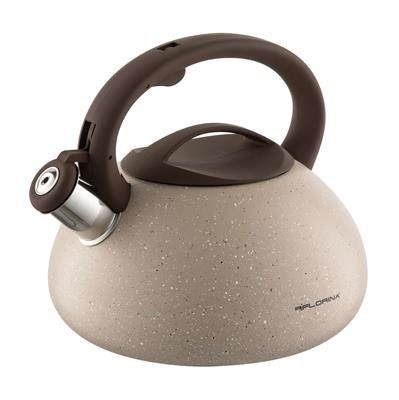 Czajnik nierdzewny na indukcję i gaz Florina Lava 2,5 l beżowy