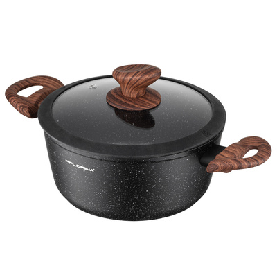 Garnek aluminiowy Florina Master Black 28 cm 6.5l