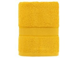 Ręcznik bawełniany Miss Lucy Ana 70x140 żółty 