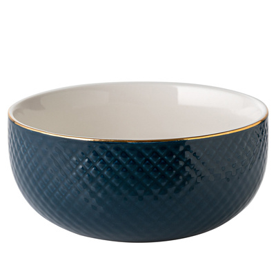 Salaterka porcelanowa Florina Tiffany 13 cm niebieska