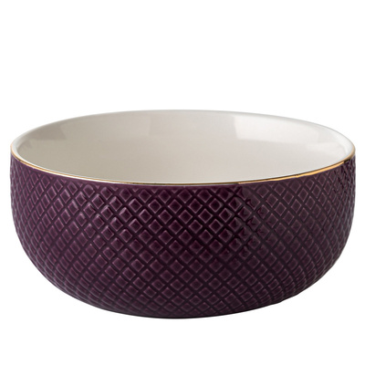 Salaterka porcelanowa Florina Tiffany 13 cm fioletowa