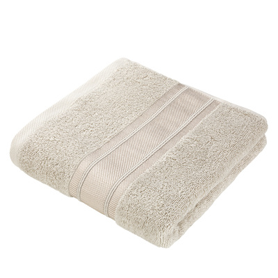 Ręcznik bawełniany Miss Lucy Casandra 70x140 cm beżowy