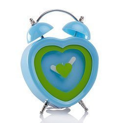 Zegar z budzikiem dla dzieci Koro niebieski baterią Florina