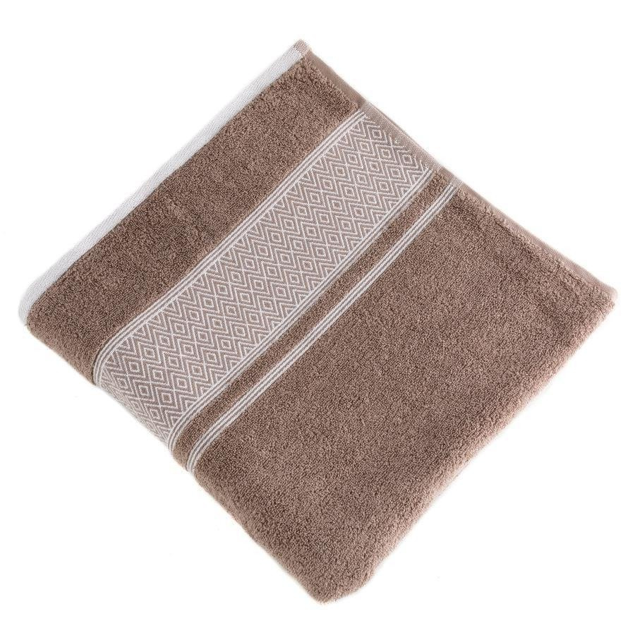 Ręcznik Miss Lucy Sanny 70 x 140 cm szaro-brązowy